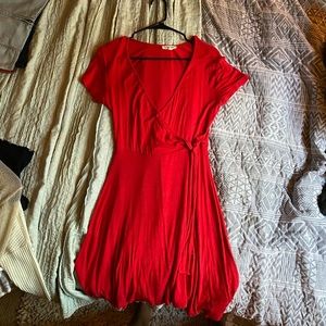 Simple and sweet red sundress
